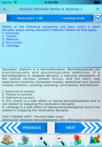 Anxiety Disorder Symptomes, Causes & Therapy: 1800 Notes, Tips & Quiz screenshot 3