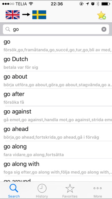 Dict.SE Swedish - Eng... screenshot1