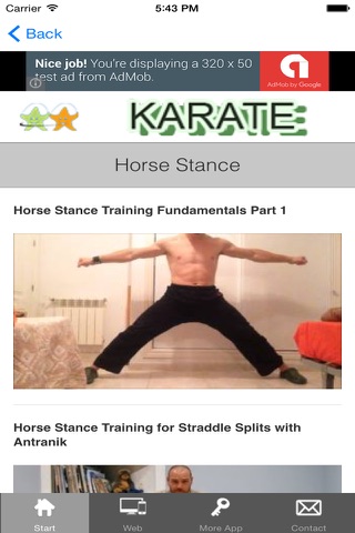 Karate Training and Exercises screenshot 2