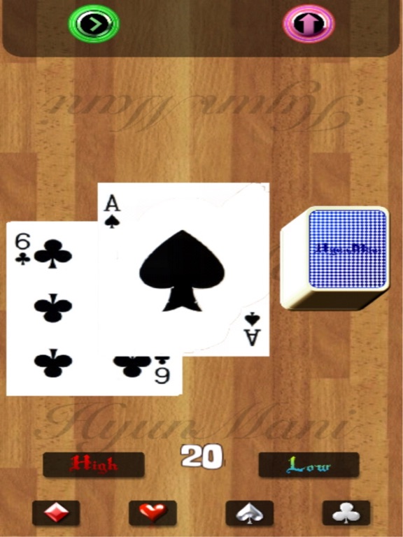 Screenshot #5 pour Compare your fortune with friends by High&Low Card Game