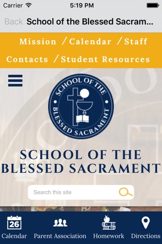 School of the Blessed Sacrament screenshot 2