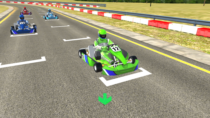 Screenshot #1 pour Go Kart Racing 3D for TV