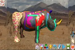 Game screenshot Kids Doodle 3D (Animals) - movie kids color & draw apk