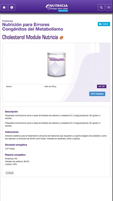 Screenshot #3 pour Vademécum Nutricia
