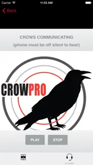 crow calling app-electronic crow call-crow ecaller iphone screenshot 2