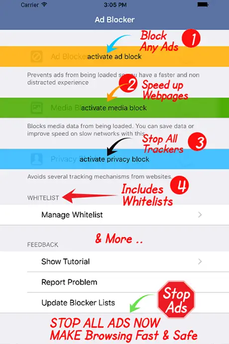 adblock publicité browser protéger annonces privée