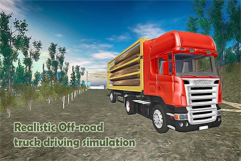 Cargo Truck Transport Simulator:OffRoad Euro Truck screenshot 2