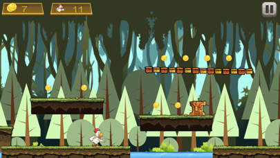 Brave Chicken Run - The Hero Runner To Grab Golds Game app screenshot