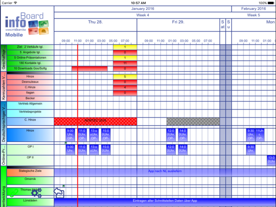 Screenshot #4 pour infoBoard Mobile