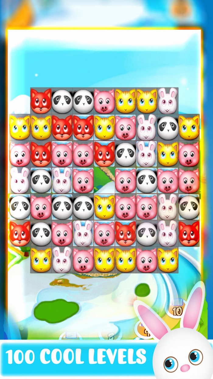 Happy Pet Match 3 Puzzle Animals