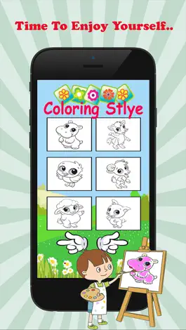 Game screenshot Baby Animal Cute Paint and Coloring Book - Free Games For Kids apk