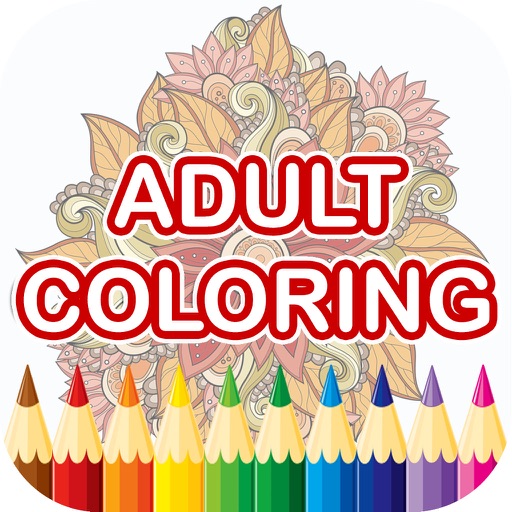 Adult Coloring Book - Free Mandala Color Therapy & Stress Relieving Pages for Adults 3 iOS App