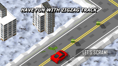 3D Zig-Zag Stunt Cars -  Fast lane with Highway Traffic Racer iPhone screenshot