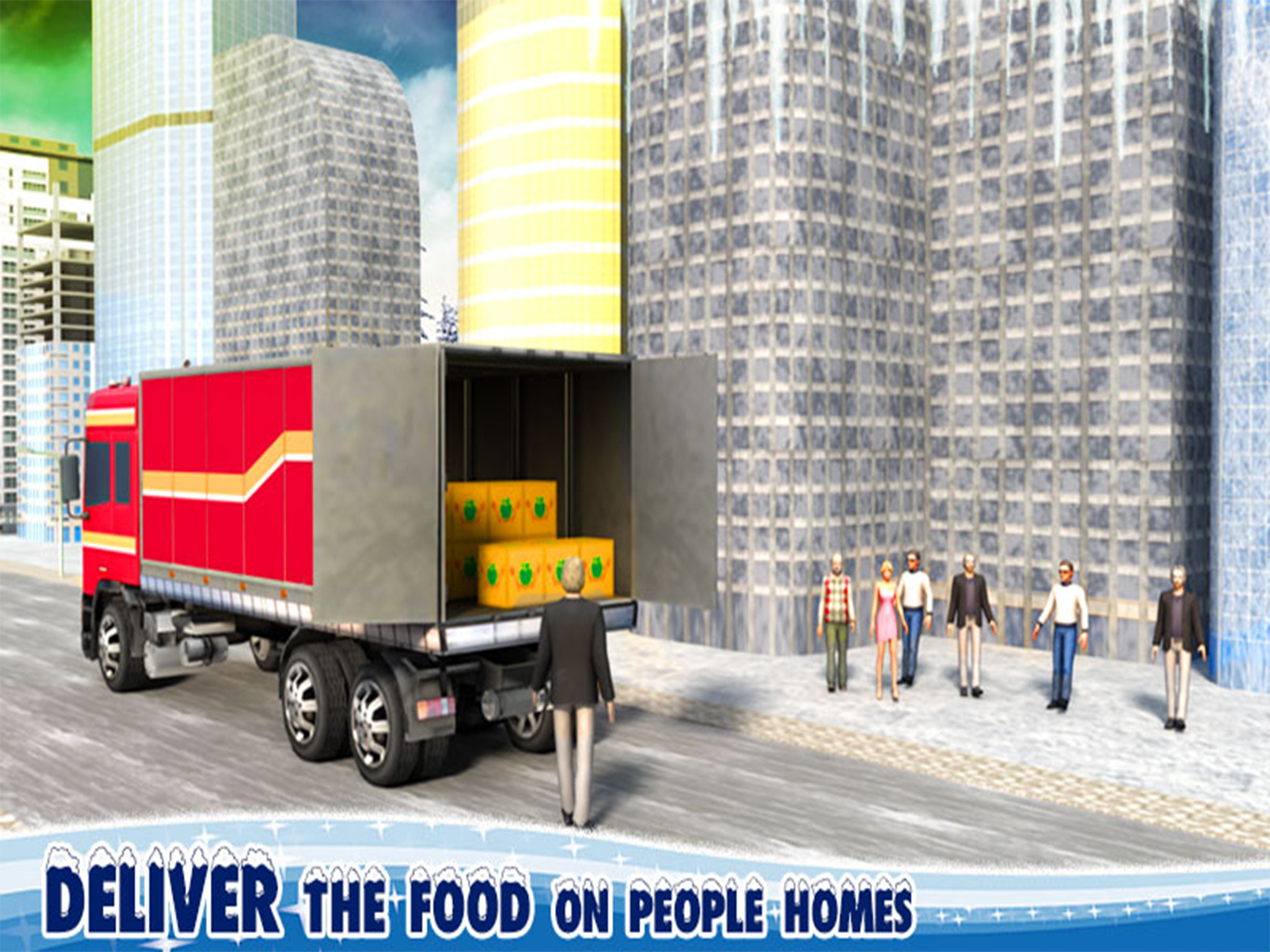 Snow Rescue Missions 2016: Snowblower Truck and Ambulance Driver, Doctor and First Aid  Simulation screenshot 9