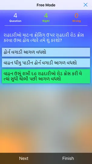 Скриншот Driving Licence Test India на iPhone 4
