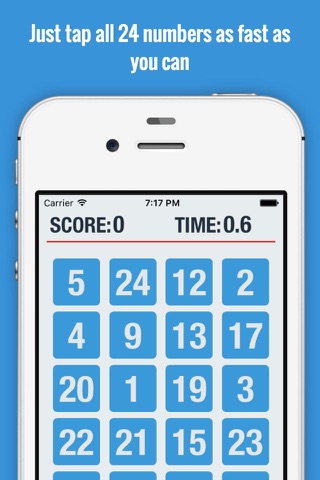 Tap The Numbers Fast screenshot 2