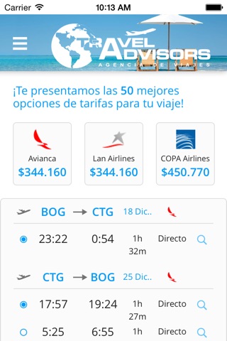 Travel Advisors screenshot 2