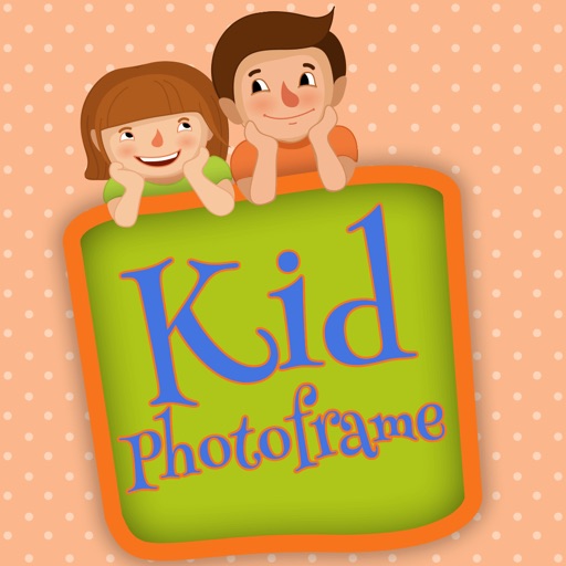 Cute Kids Theme Photo Frame/Collage Maker and Editor Icon