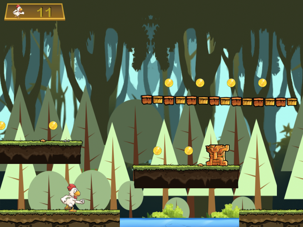Brave Chicken Run - The Hero Runner To Grab Golds Game screenshot 6