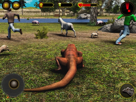 Komodo Dragon Rampage iPad screenshot