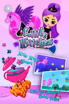 Game screenshot Little Witches Magic Makeover - Spa Charms, House Cleanup & Pet Salon apk