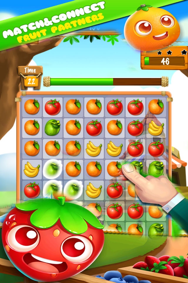 Fruit Line Pop: New Game Match screenshot 2