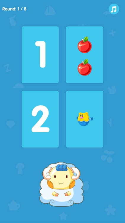 Number Match (Number Flash Cards for Pre-K) - The Yellow Duck Educational Game Series
