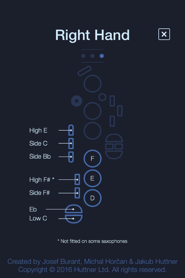 Alto Saxophone Fingering Chart screenshot 3