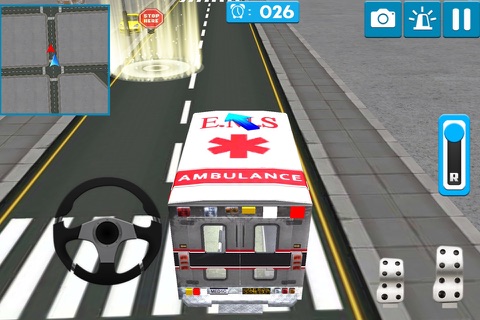 Ambulance Driver parking mania 3d Simulator game screenshot 3