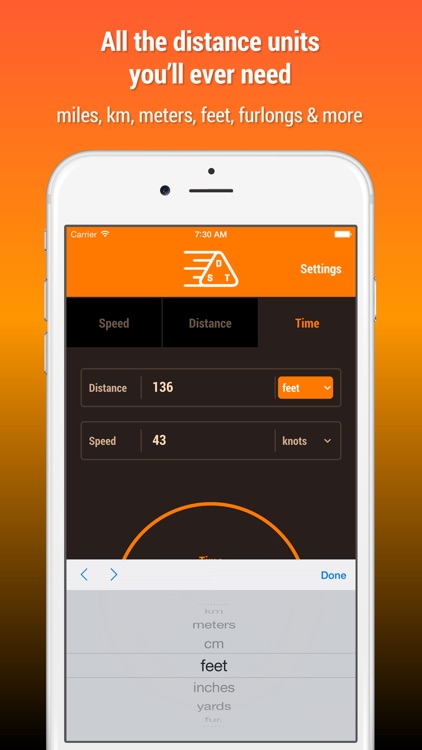 Speed Distance Time Calculator