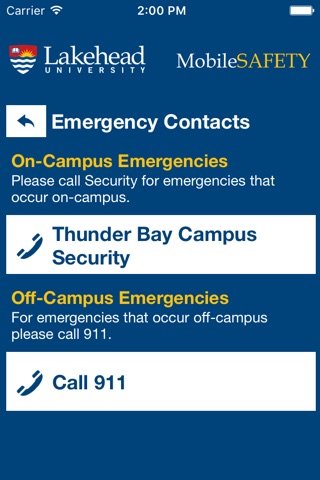 Mobile Safety - Lakehead U screenshot 3