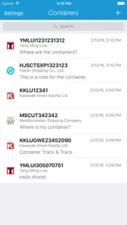 container track & trace iphone screenshot 1