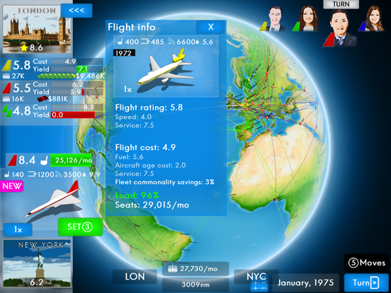 Airline Director 2 - Tycoon Game iPad app afbeelding 1