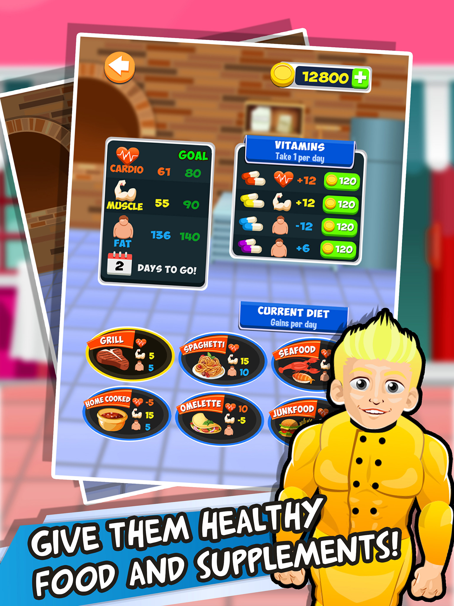Chef Fat to Fit World Dash - cool run jump-ing & diner cooking games for kids! screenshot 7