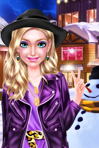 Winter Vacation - Makeup & Dress up Game for Girls screenshot 4