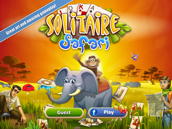 Solitaire Safari - Card Game iPad app afbeelding 1