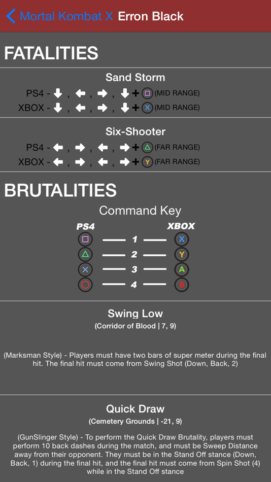 #2. Mini Guide for Mortal Kombat X Edition (iOS) 由: Michael Tran