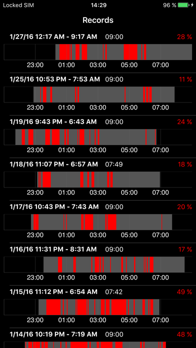 SnoreClock - Do you snore? Screenshot 2