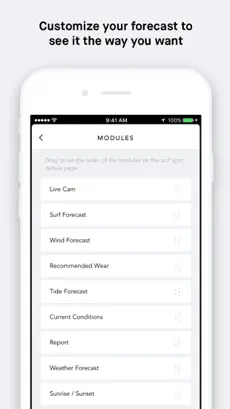 Captura de Pantalla 5 Billabong Surf Report iphone