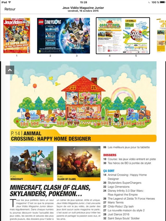 Screenshot #6 pour Jeux Vidéo Magazine Junior