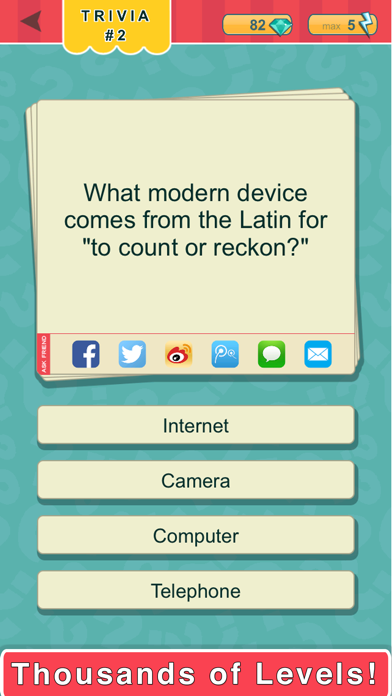 Screenshot #1 pour Trivia Quest™ Words - trivia questions