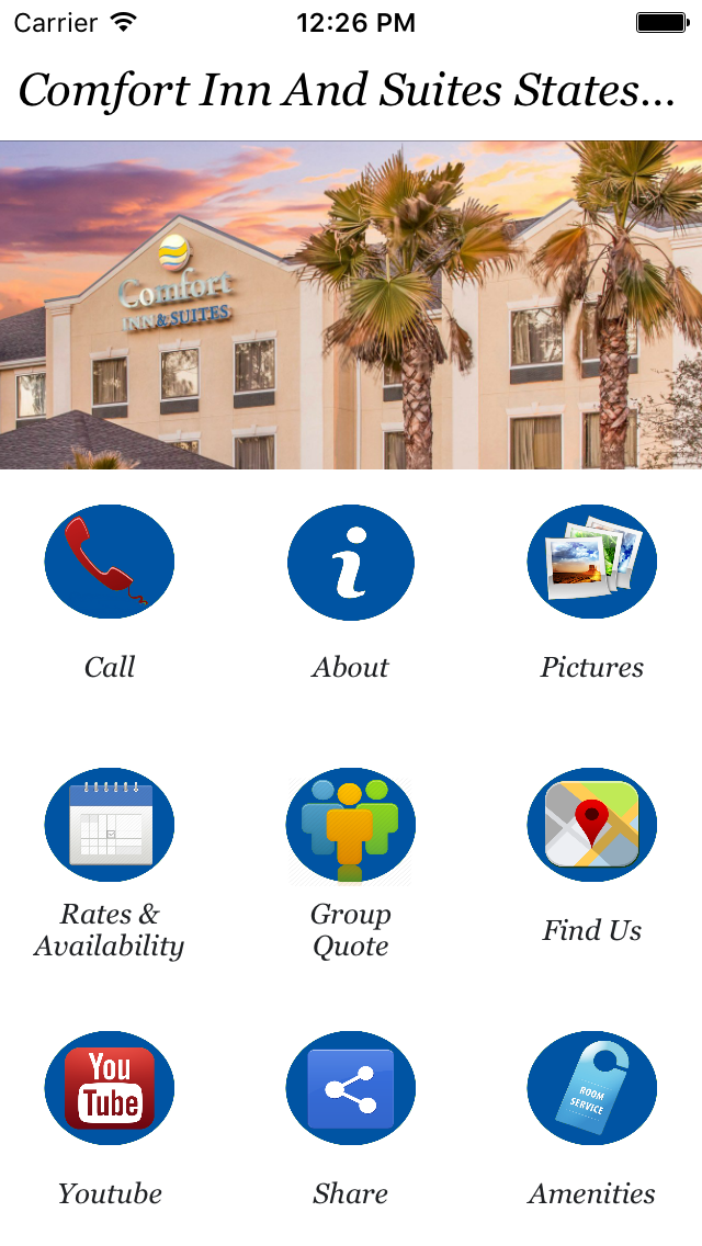 Comfort Inn And Suites Statesboro GA app screenshot