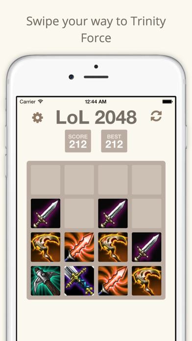 Screenshot #1 pour LoL 2048 - LoL2048.com League Puzzle Game
