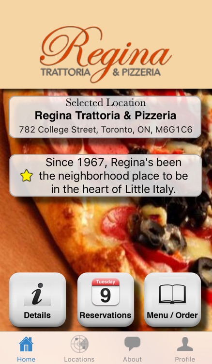 Regina Pizzeria and Trattoria