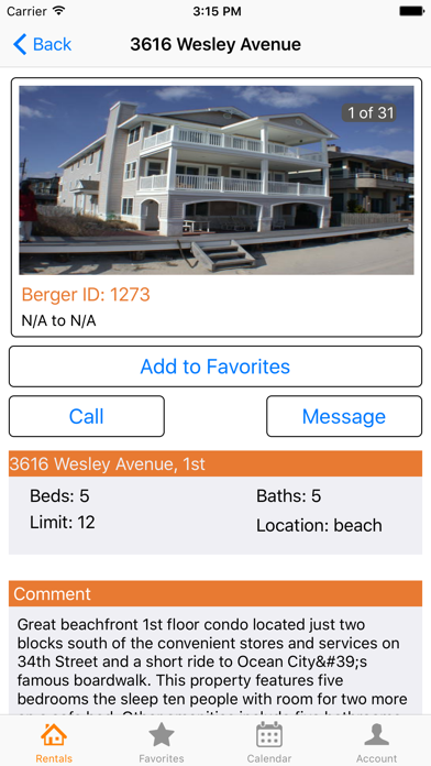 Screenshot #2 pour OC Rental Finder