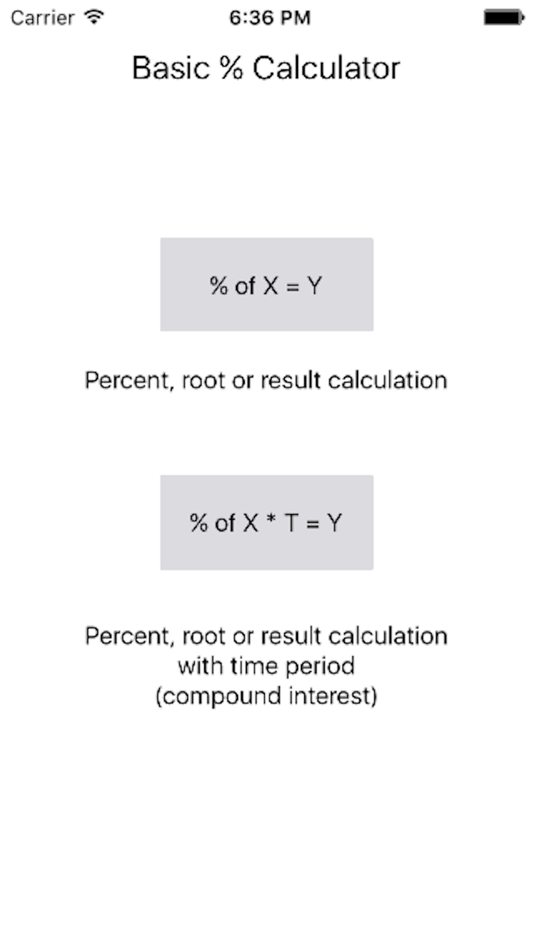 #1. Basic Percent Calculator (iOS) 由: Gergely Nagy
