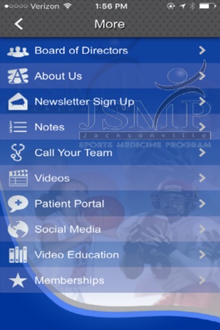 Jacksonville Sports Medicine screenshot 2