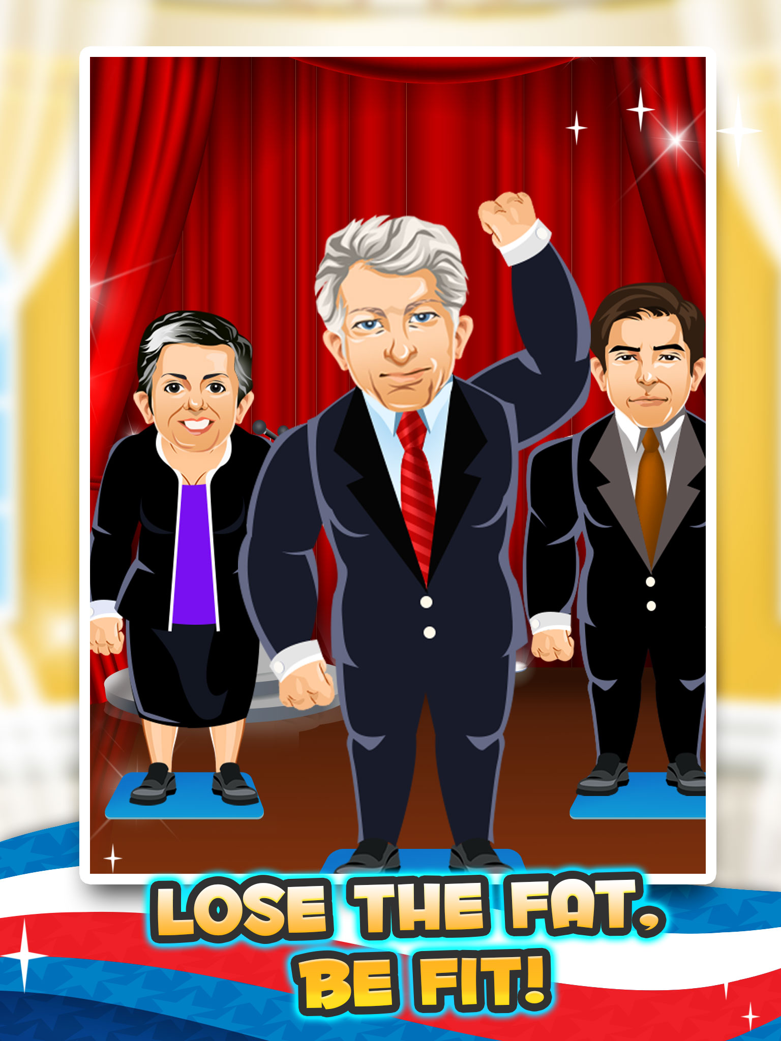 Election Fat to Fit Gym - fun run jump-ing on 2016 games with Bernie, the Donald Trump & Clinton! screenshot 8