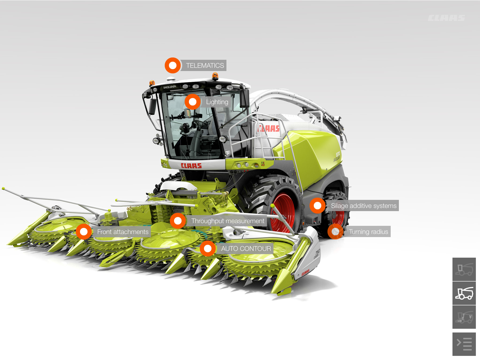 CLAAS JAGUAR 800 Product Tour screenshot 2