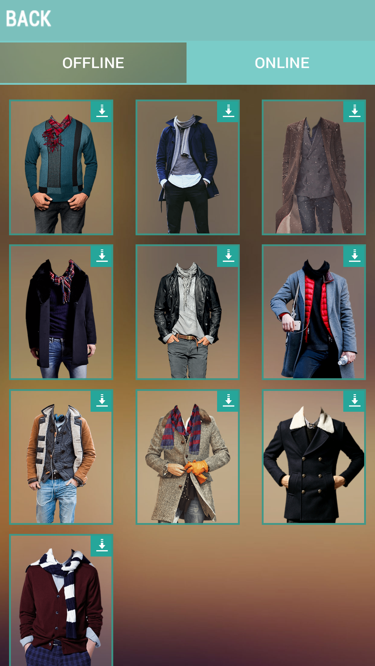 Winter Men Photo Montage screenshot 5